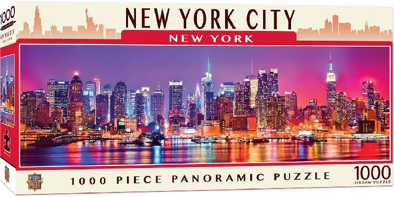 New York City 1000 Piece Panoramic Jigsaw Puzzle