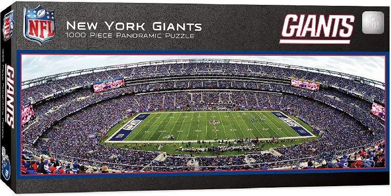 New York Giants Stadium NFL 1000 Piece Panoramic Jigsaw Puzzle