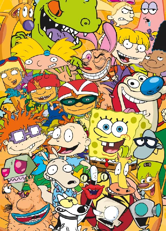 Nickelodeon Cast 1000 Piece Jigsaw Puzzle