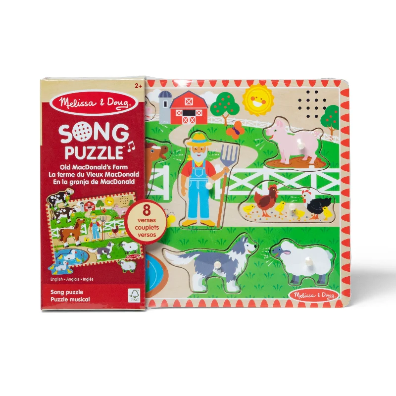 Old MacDonald's Farm Song Puzzle - 8 Pieces