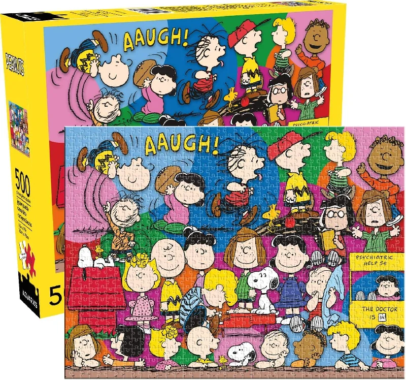 Peanuts Cast 500 Piece Jigsaw Puzzle