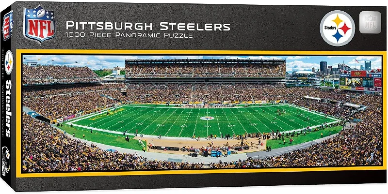 Pittsburgh Steelers Stadium NFL 1000 Piece Panoramic Jigsaw Puzzle