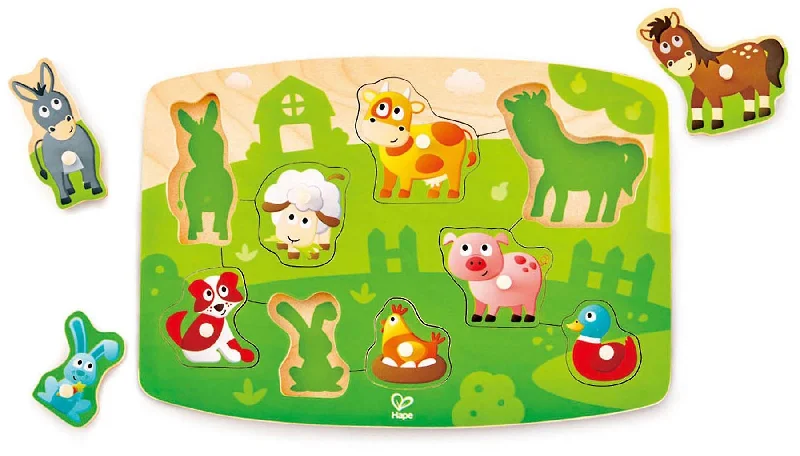 Farmyard Peg Puzzle