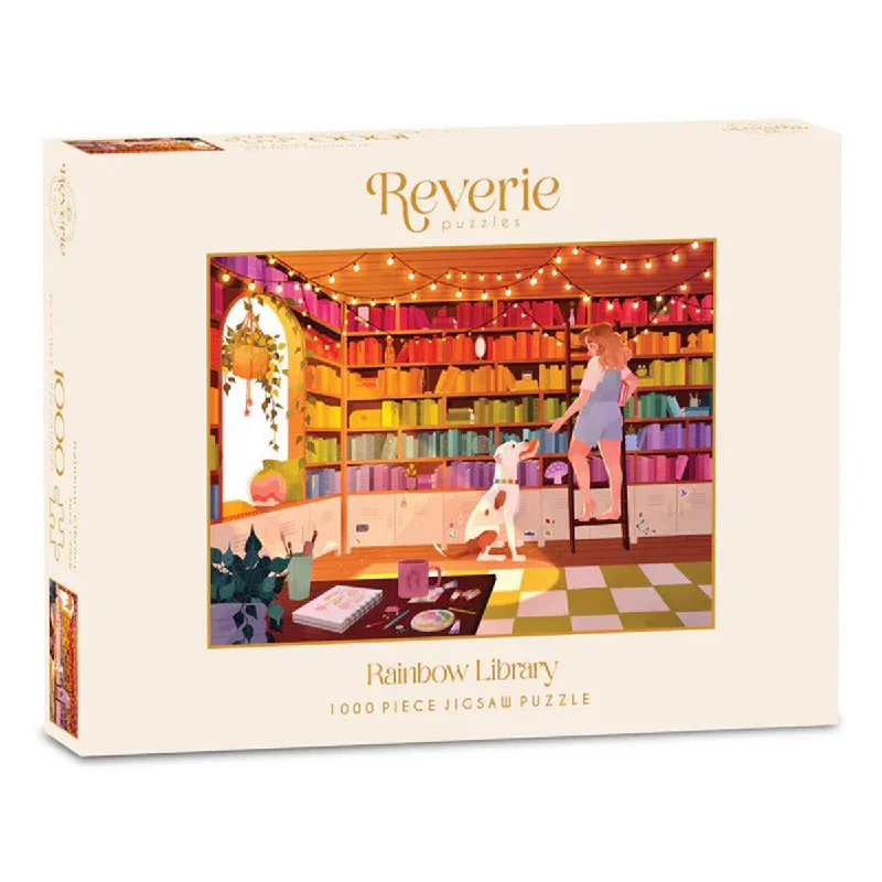 Rainbow Library Jigsaw Puzzle (1000 Pieces)