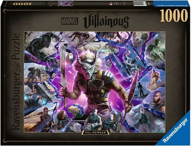 Ravensburger Marvel Villainous Killmonger 1000 piece Jigsaw Puzzle