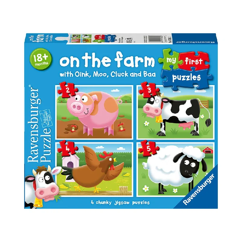 Ravensburger My First Puzzles On the Farm 2-5pc Puzzles