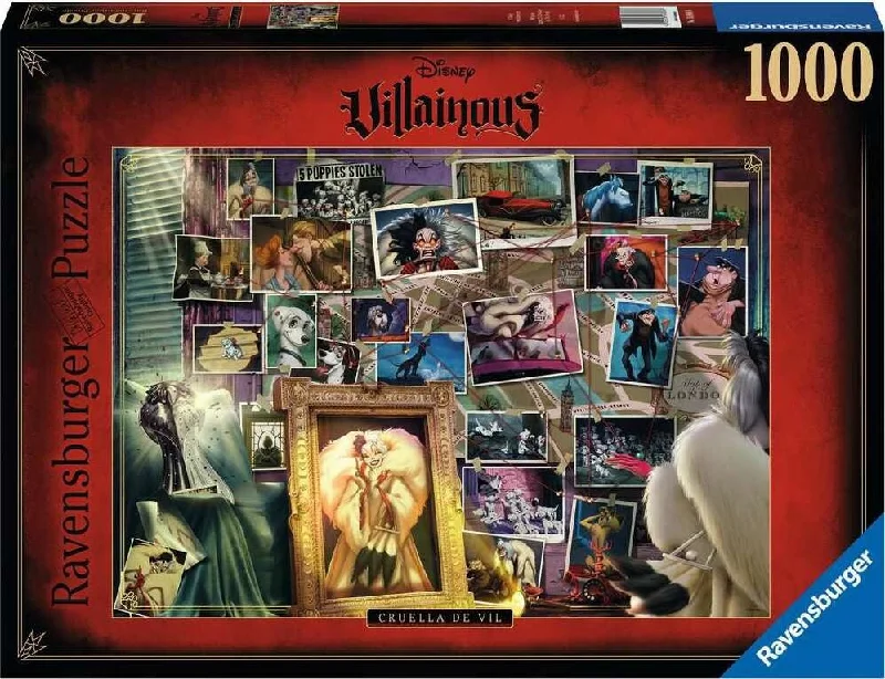 Ravensburger Villainous Cruella Deville 1000 piece Jigsaw Puzzle