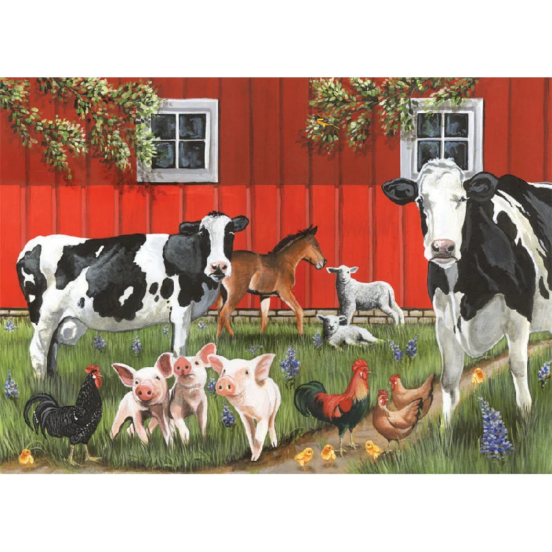 Red Barn Farm Tray Puzzle 58849 35-pieces