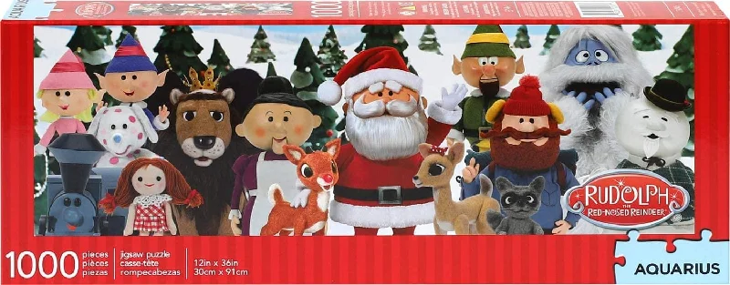 Rudolph the Red-Nosed Cast 1000 Piece Slim Jigsaw Puzzle