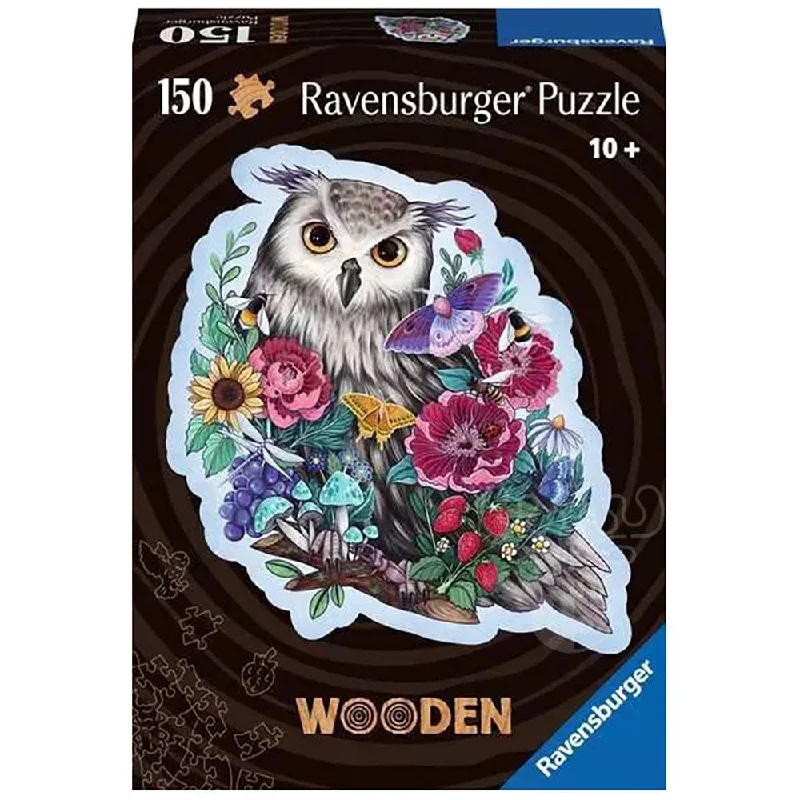 Ravensburger 150 Piece Puzzle Wooden Owl