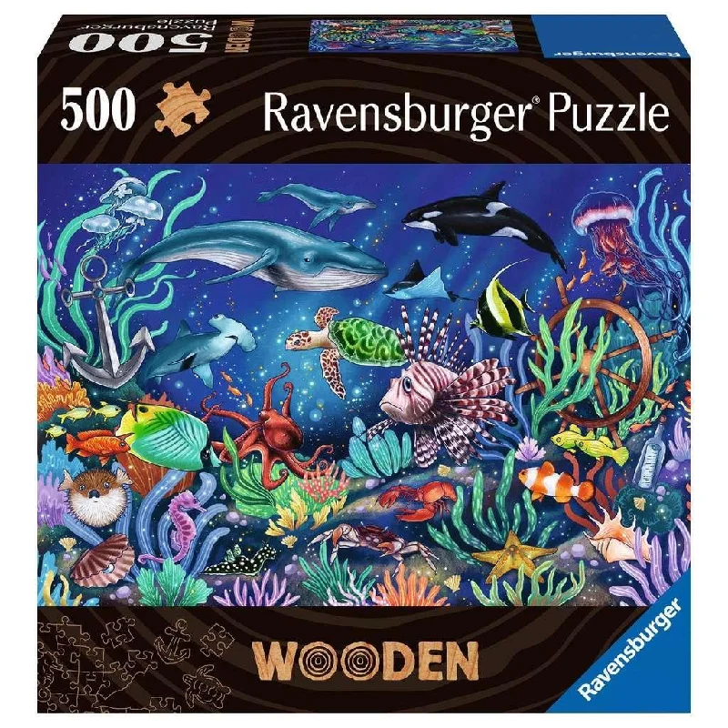 Ravensburger 500 Piece Puzzle Wooden Under the Sea