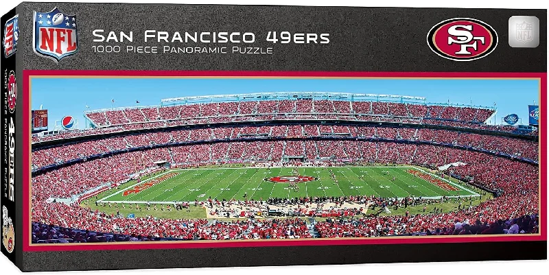 San Francisco 49ers Stadium NFL 1000 Piece Panoramic Jigsaw Puzzle