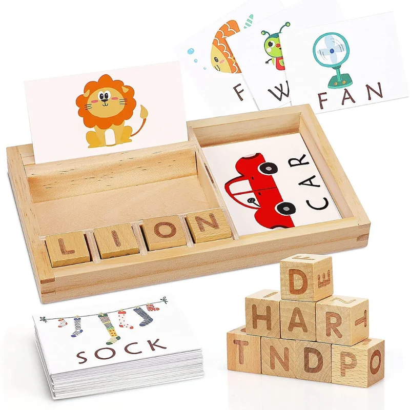 Spell-o-fun Wooden Spelling Game