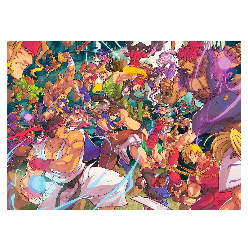 Street Fighter Time for Battle 1000 Piece Jigsaw Puzzle