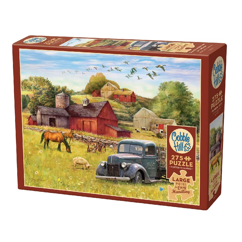 Summer Afternoon on the Farm 275 Piece Puzzle Cobble Hill