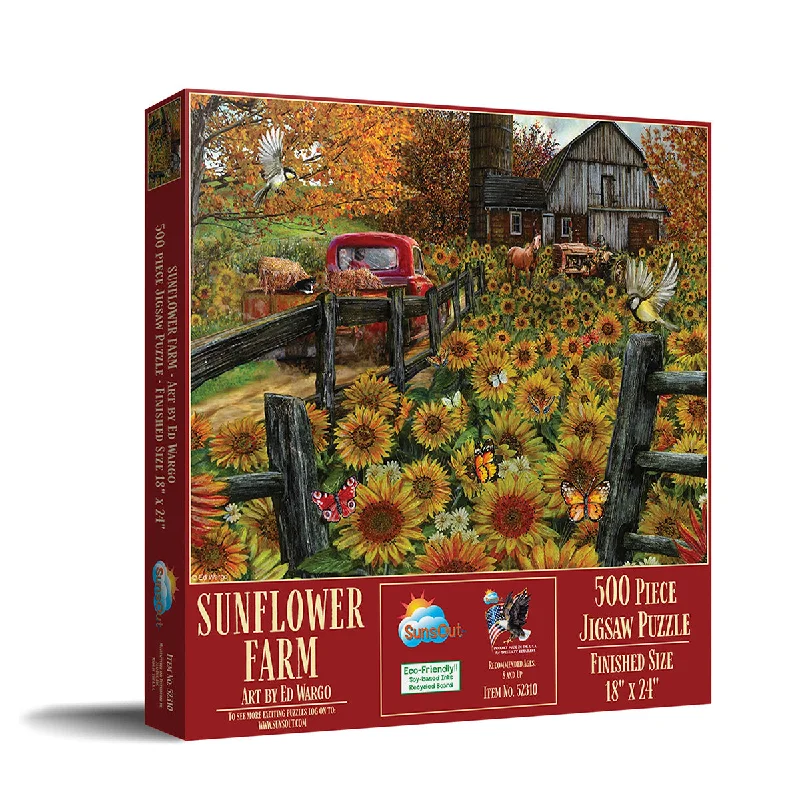 Sunflower Farm 500 PC Puzzle 52310