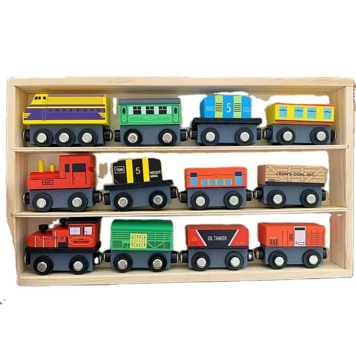 Drift Premium Wooden Toy Train Set Magnetic