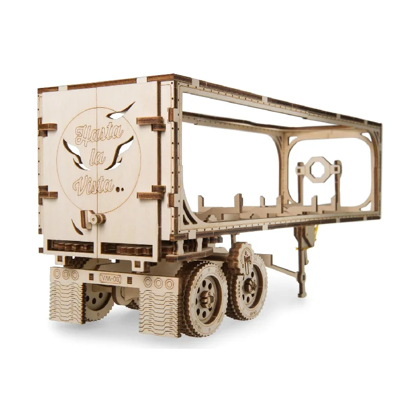 Trailer For Heavy Boy Truck Vm 03 Self Assembling 3D Wooden Model