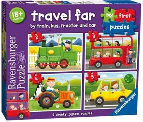 Travel Far My First Puzzle 2 3 4 5 piece Jigsaw Puzzle