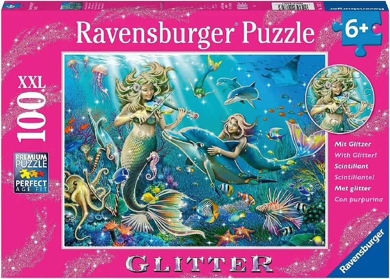 Underwater Beauties GLITTER 100 piece Jigsaw Puzzle