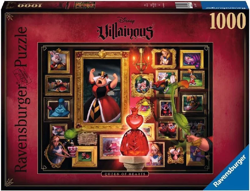 Villainous Queen of Hearts 1000 piece Jigsaw Puzzle