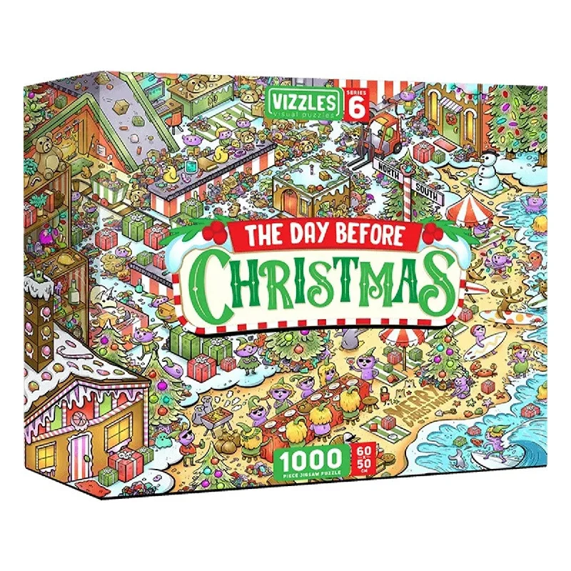 Vizzles: The Day Before Christmas 1000pc Jigsaw Puzzle