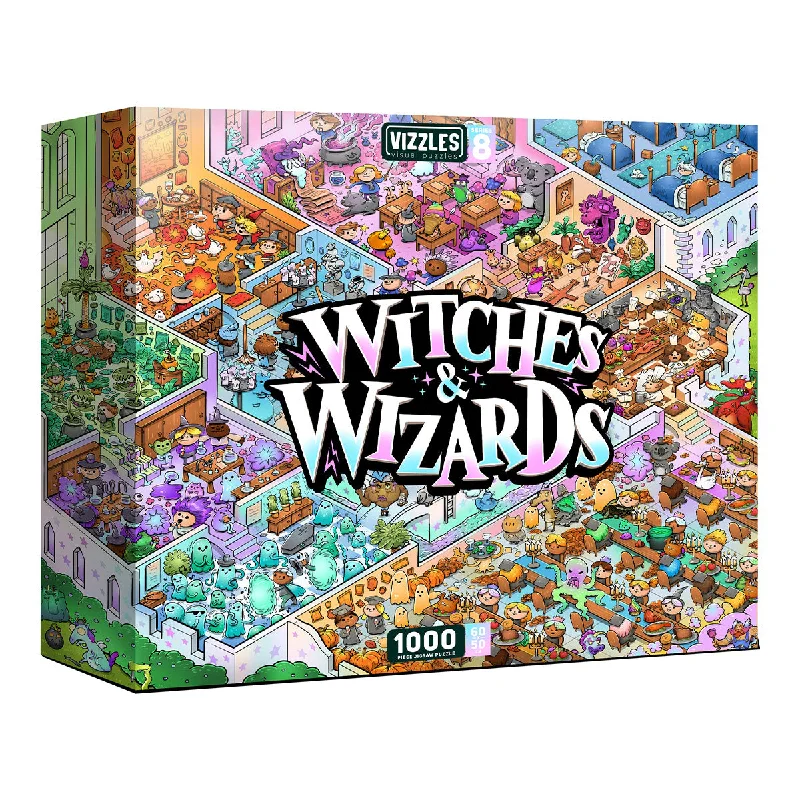 Vizzles Witches and Wizards 1000pc Jigsaw Puzzle