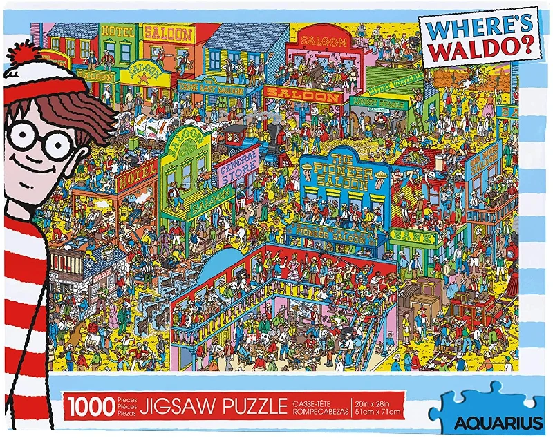 Where's Waldo Wild Wild West 1000 Piece Jigsaw Puzzle