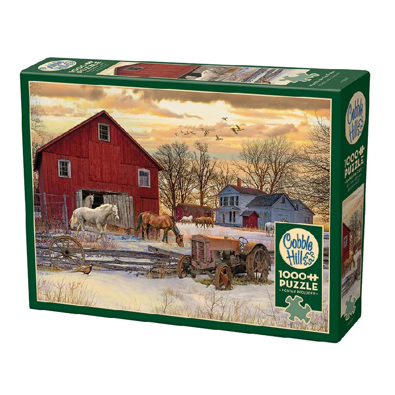 Winter on the Farm - Jigsaw 1000pc