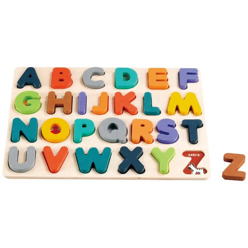 Wooden Alphabet Chunky Puzzle