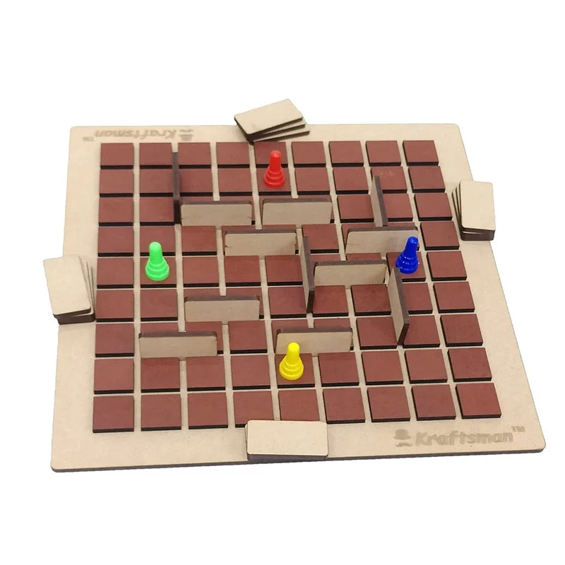 Wooden Corridor Board Game | 2-4 Players Board Game