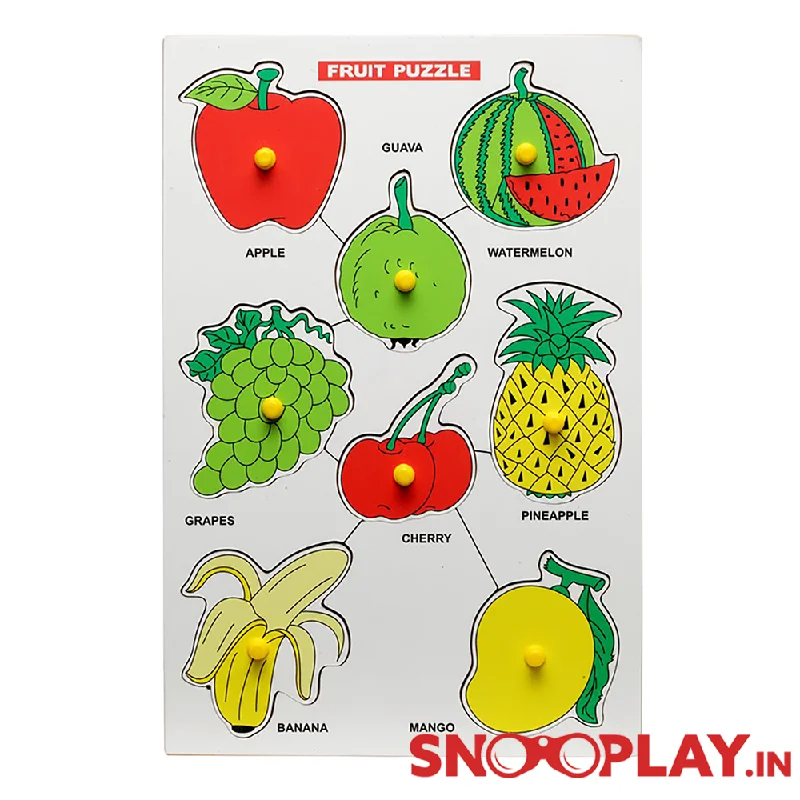 Wooden Fruit Puzzle for Kids