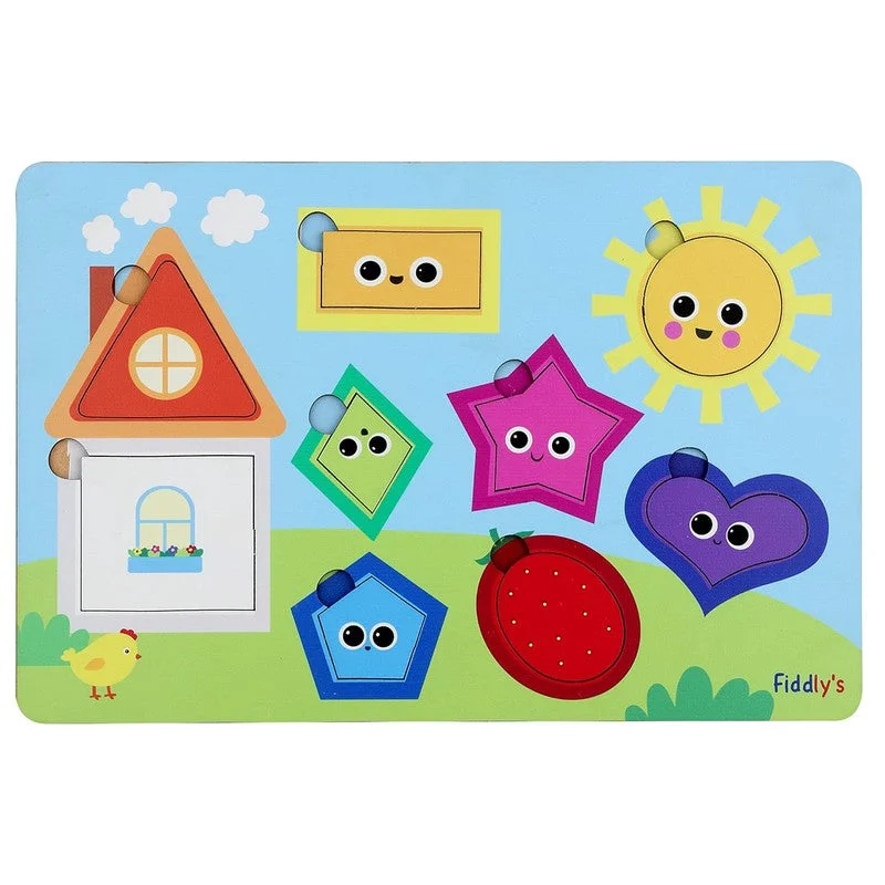 Wooden Learning Educational Puzzle (Shapes)