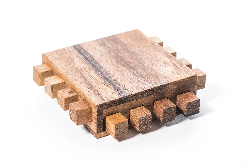 Wooden Locked Sticks Puzzle