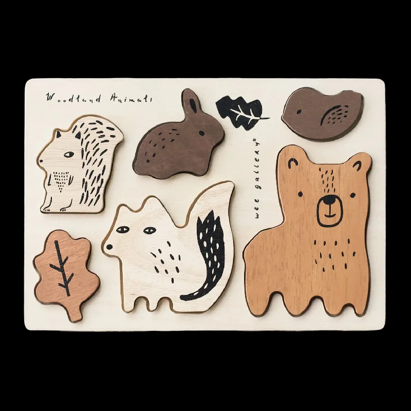 Wooden Tray Puzzle - Woodland Animals - 2nd Edition