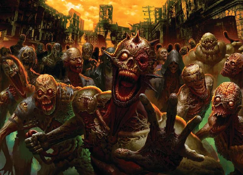 Zombie Horde Monster Horror 1000 Piece Jigsaw Puzzle