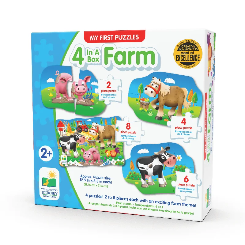 My First 4-In-A-Box Puzzle - Farm