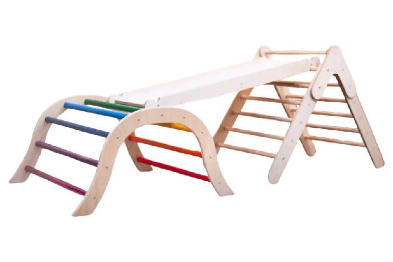 Climbing Bundle #1 - Arch Climber + Montessori Climbing Triangle + Ramp