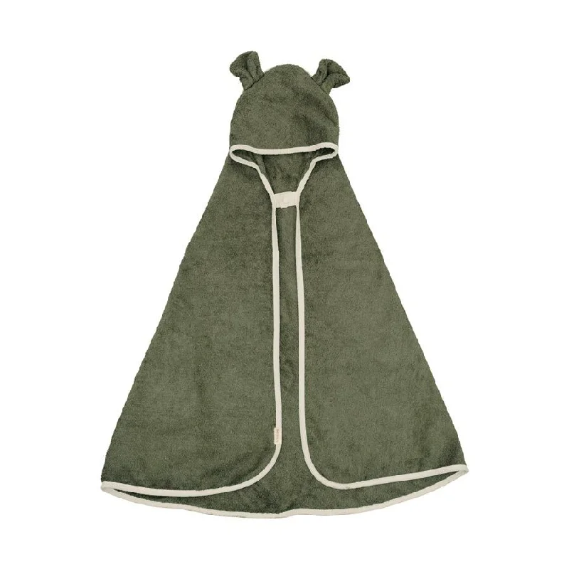 Baby Hooded Towel – Olive Bear