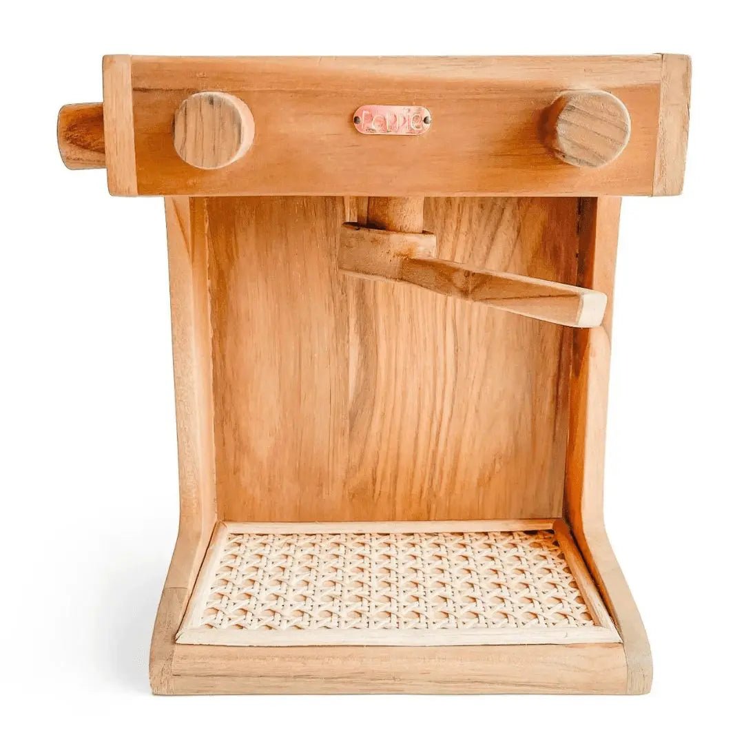 Barista Wooden Coffee Machine by Poppie Toys