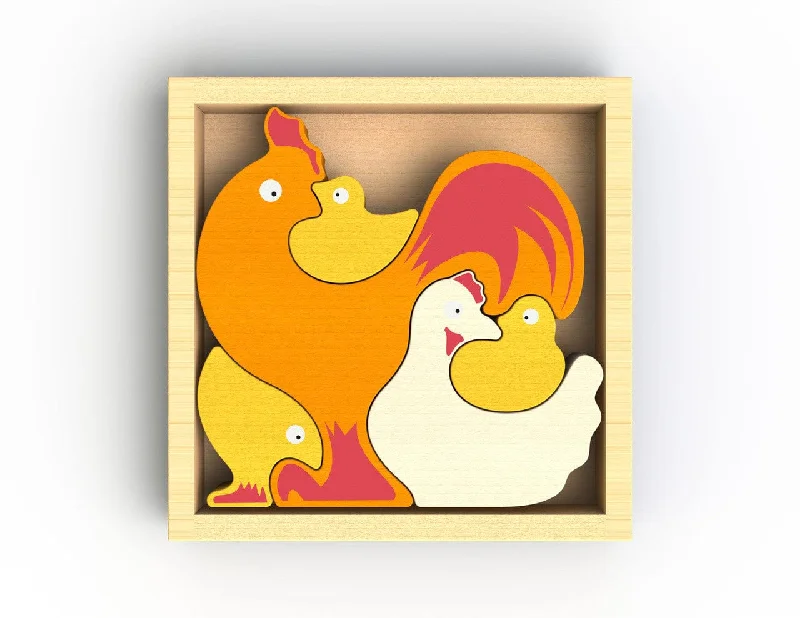 Chicken Family Puzzle