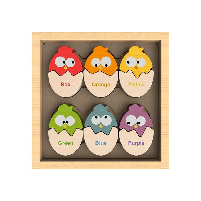 Color N' Eggs Bilingual Matching Puzzle