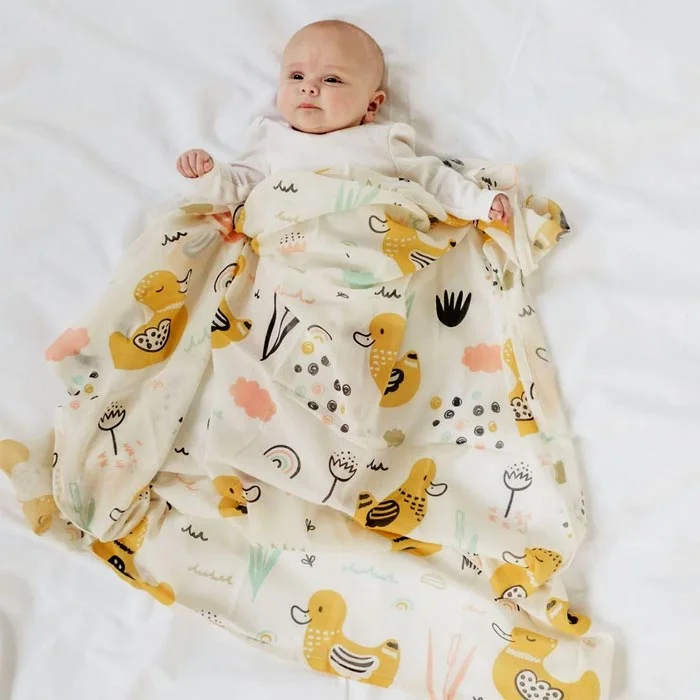 Daffy Duck Baby Muslin Swaddle