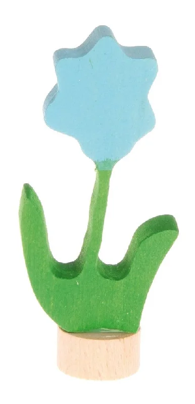 Decorative Figure Blue Flower