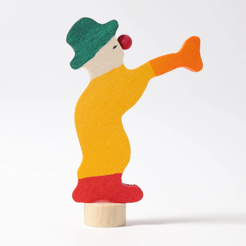 Decorative Figure Clown with Trumpet