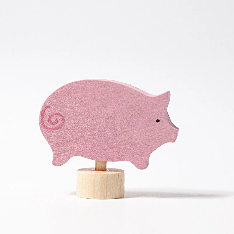 Decorative Figure Pink Pig