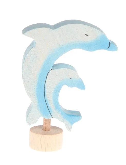 Decorative Figure Two Dolphins