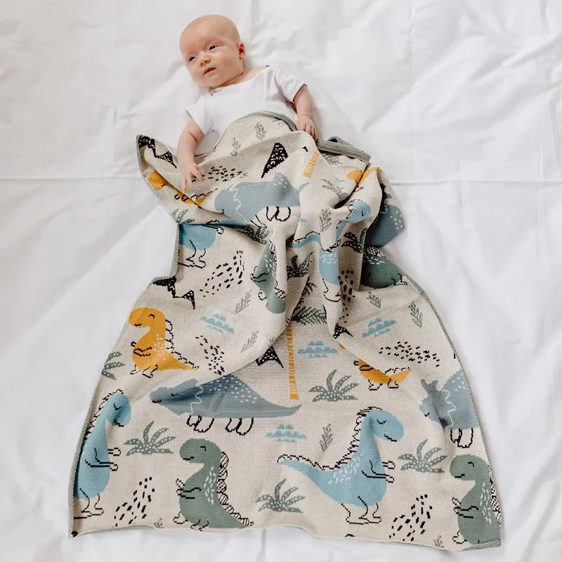 Dino Dinosaur Baby Blanket