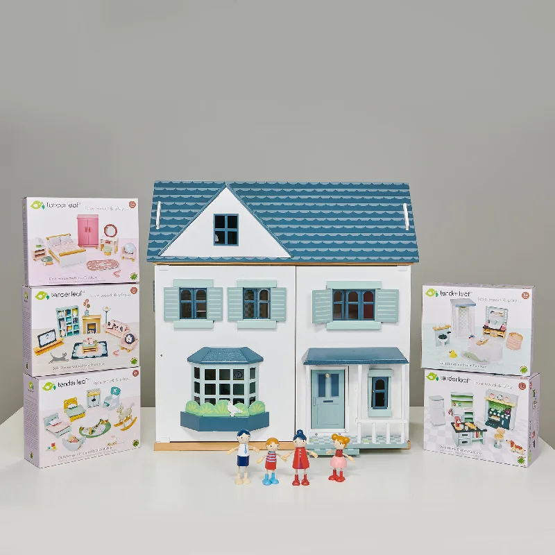 Dovetail Bundle (Dovetail House, Doll Family, 5 Room Sets)