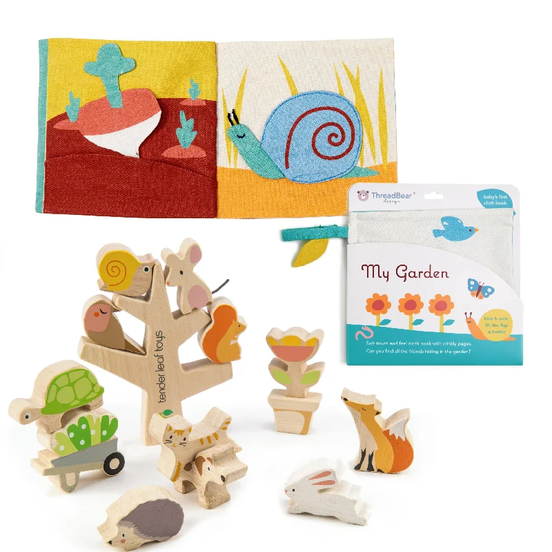 Garden Stacker & Garden Activity Book Bundle